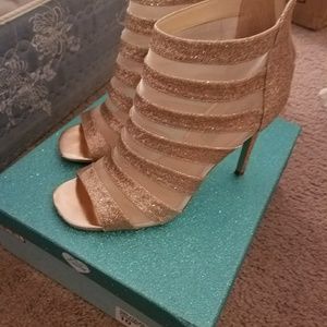 Betsey Johnson Blue Heels